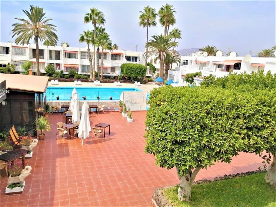Cozy One Bedroom Apartment With Spacious Terrace. Pool And Garden View Costa del Silencio Eksteriør billede