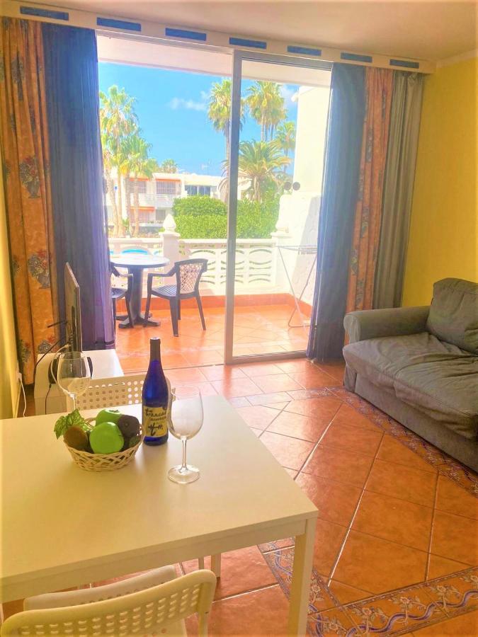 Cozy One Bedroom Apartment With Spacious Terrace. Pool And Garden View Costa del Silencio Eksteriør billede